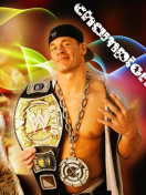 Fondo de pantalla John Cena vs Randy Orton 132x176