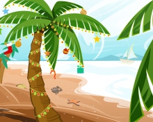 Tropical Christmas screenshot #1 220x176