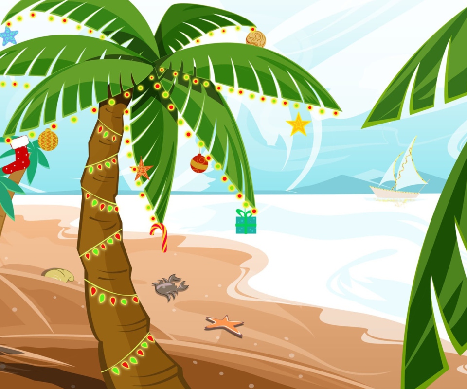 Tropical Christmas screenshot #1 960x800