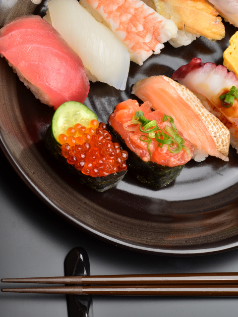 Sfondi Sushi Plate 480x640