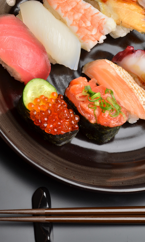 Sfondi Sushi Plate 480x800