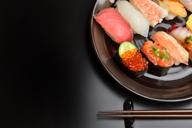 Sushi Plate wallpaper