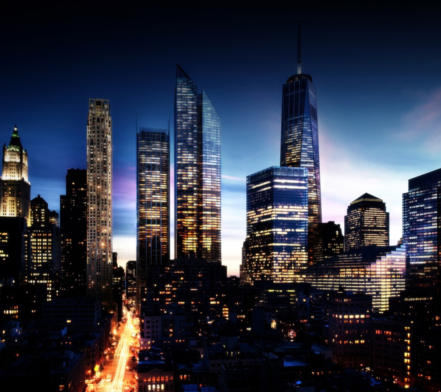 Manhattan wallpaper 1440x1280