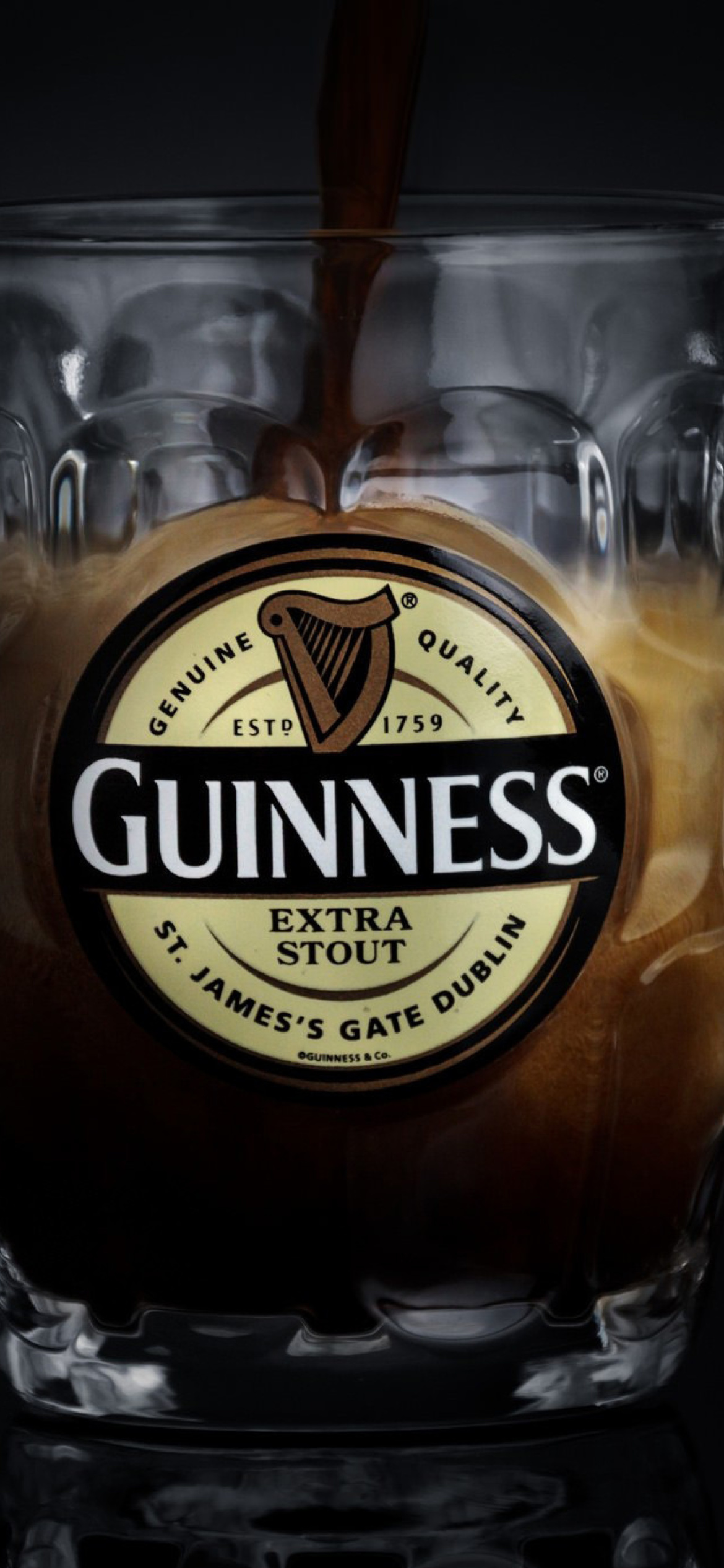 Обои Guinness Extra Stout 1170x2532