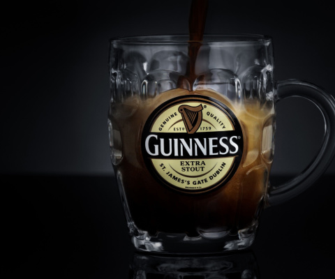 Обои Guinness Extra Stout 480x400