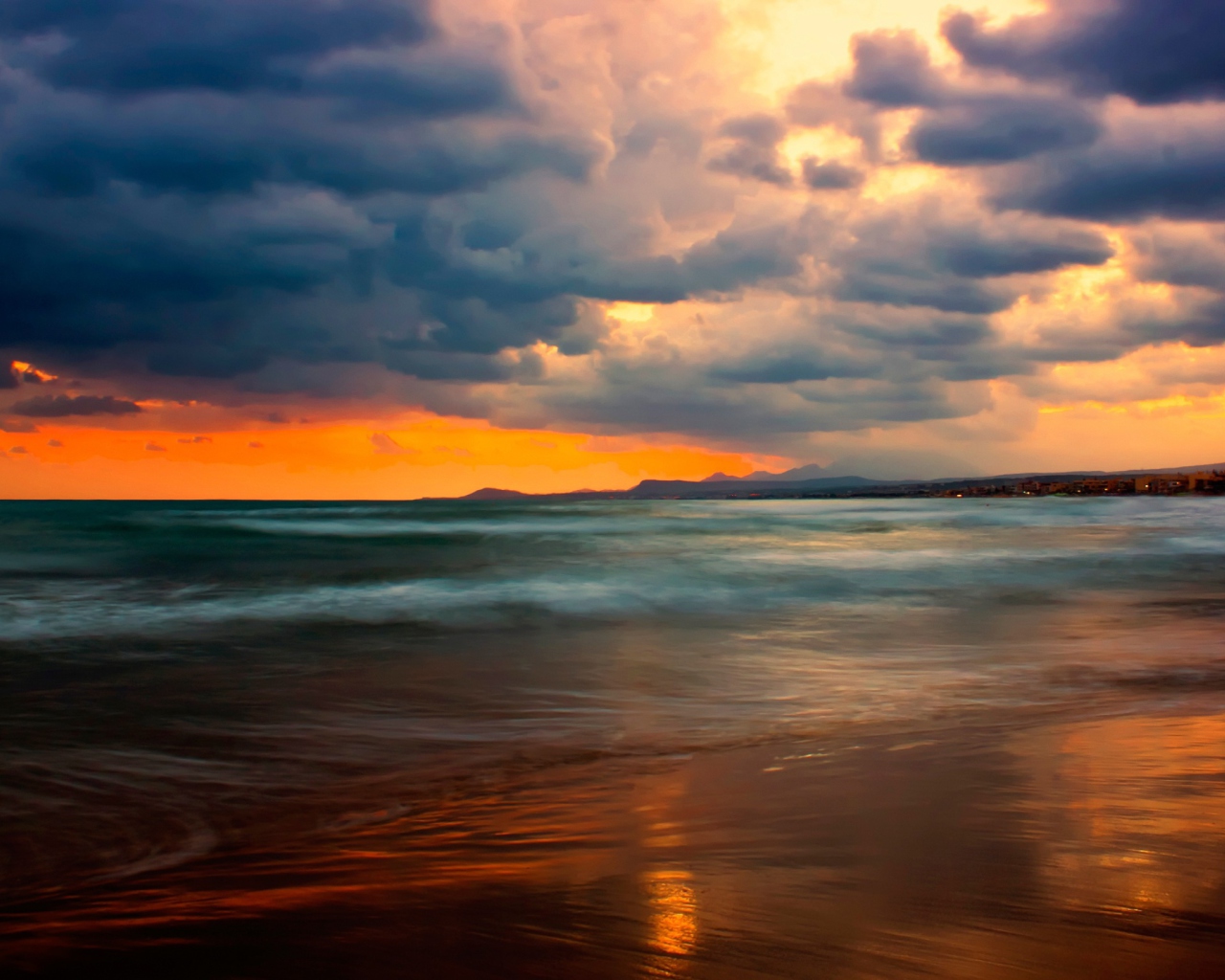 Stormy Sunset screenshot #1 1280x1024