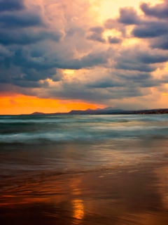 Stormy Sunset screenshot #1 240x320