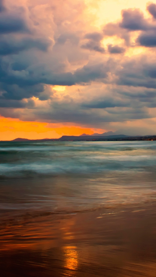 Stormy Sunset screenshot #1 640x1136