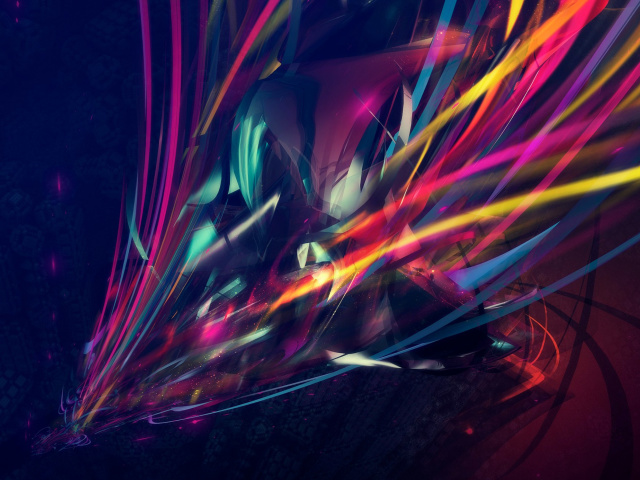 3D Colorful Abstract screenshot #1 640x480