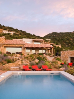 Villa Luna, Corsica, France wallpaper 240x320