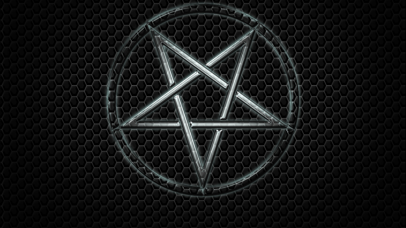 Fondo de pantalla Pentagram 1366x768