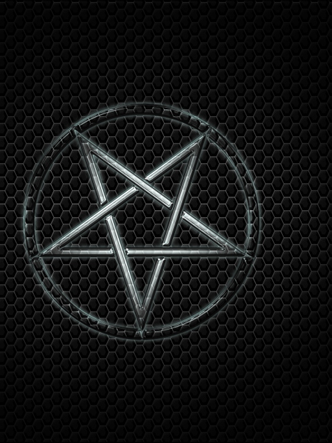 Pentagram wallpaper 480x640