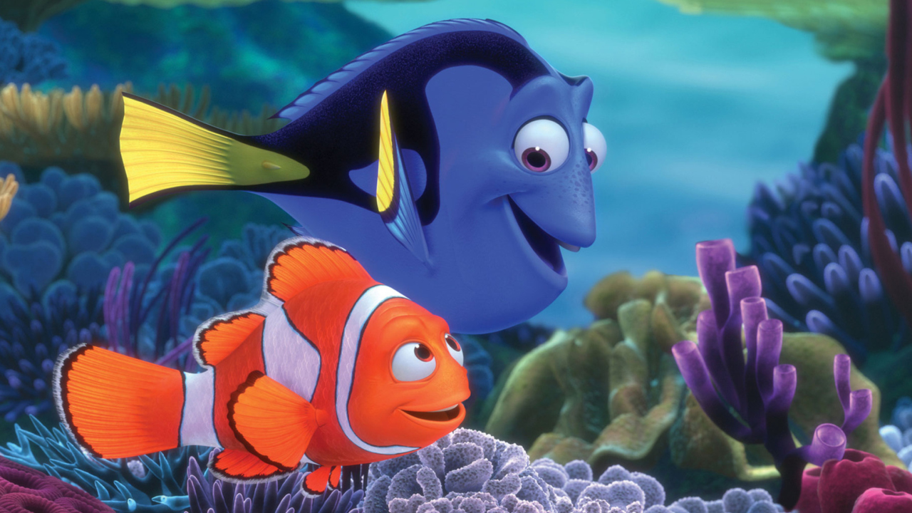 Finding Nemo Cartoon wallpaper 1280x720