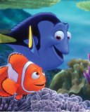 Обои Finding Nemo Cartoon 128x160