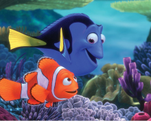 Das Finding Nemo Cartoon Wallpaper 220x176