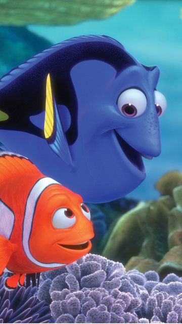 Обои Finding Nemo Cartoon 360x640