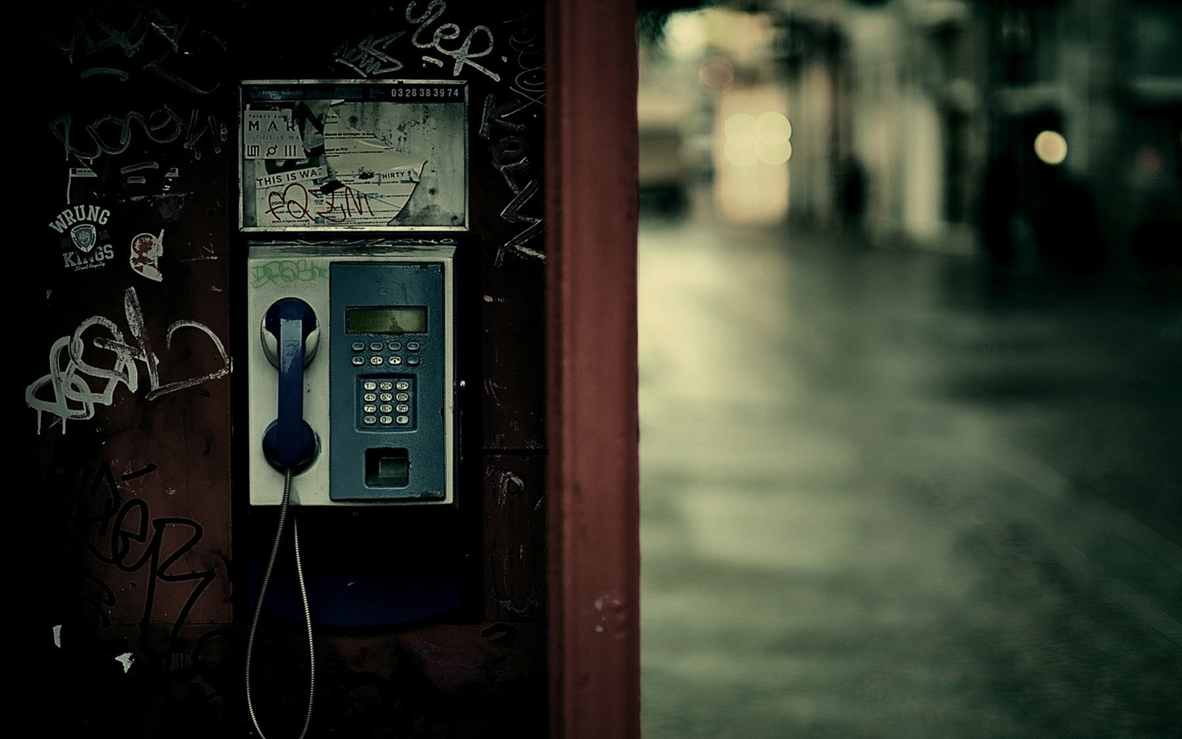 Phone Booth wallpaper 1680x1050