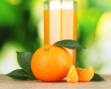 Обои Healthy Orange Juice 220x176