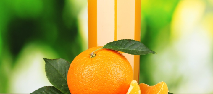 Sfondi Healthy Orange Juice 720x320