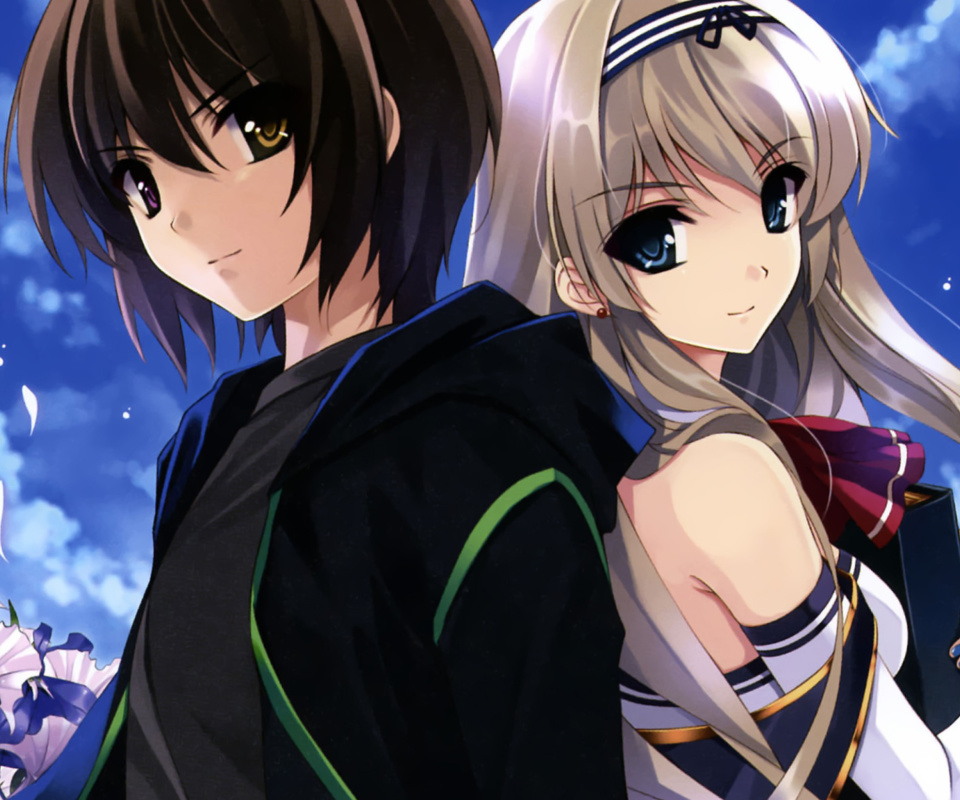 Обои Kurehito Misaki Anime Couple 960x800