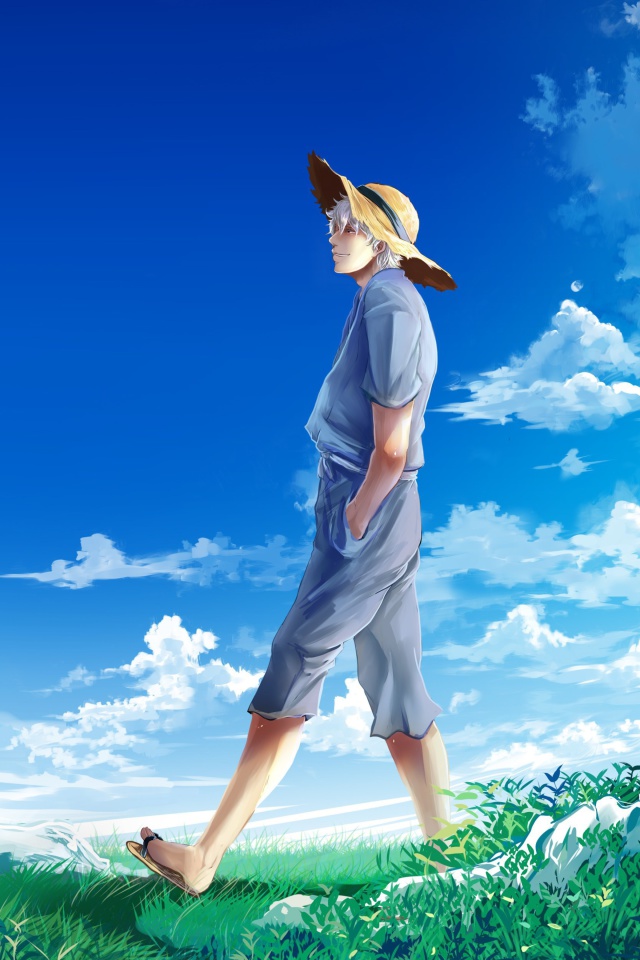 Sakata Gintoki, Gintama wallpaper 640x960