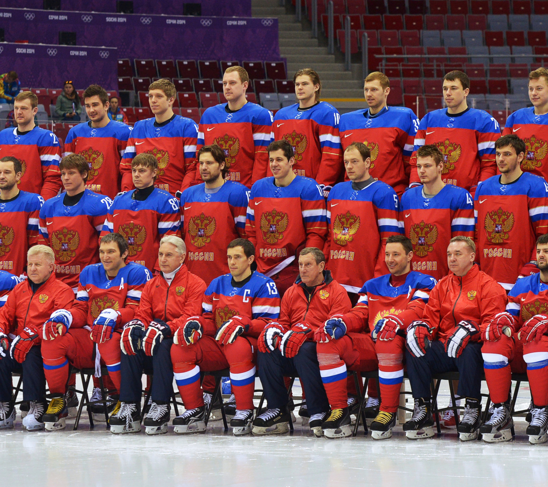 Das Russian Hockey Team Sochi 2014 Wallpaper 1080x960
