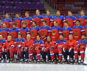 Russian Hockey Team Sochi 2014 wallpaper 176x144