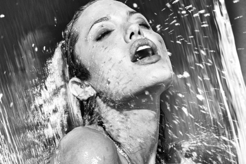 Das Angelina Jolie Wallpaper 480x320