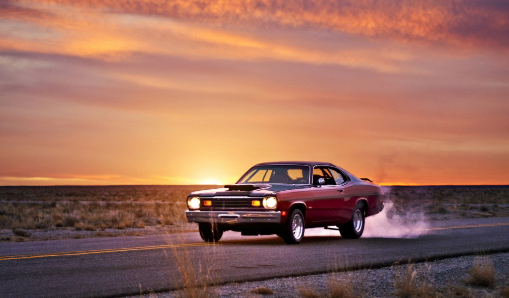 Обои Plymouth Duster 1024x600