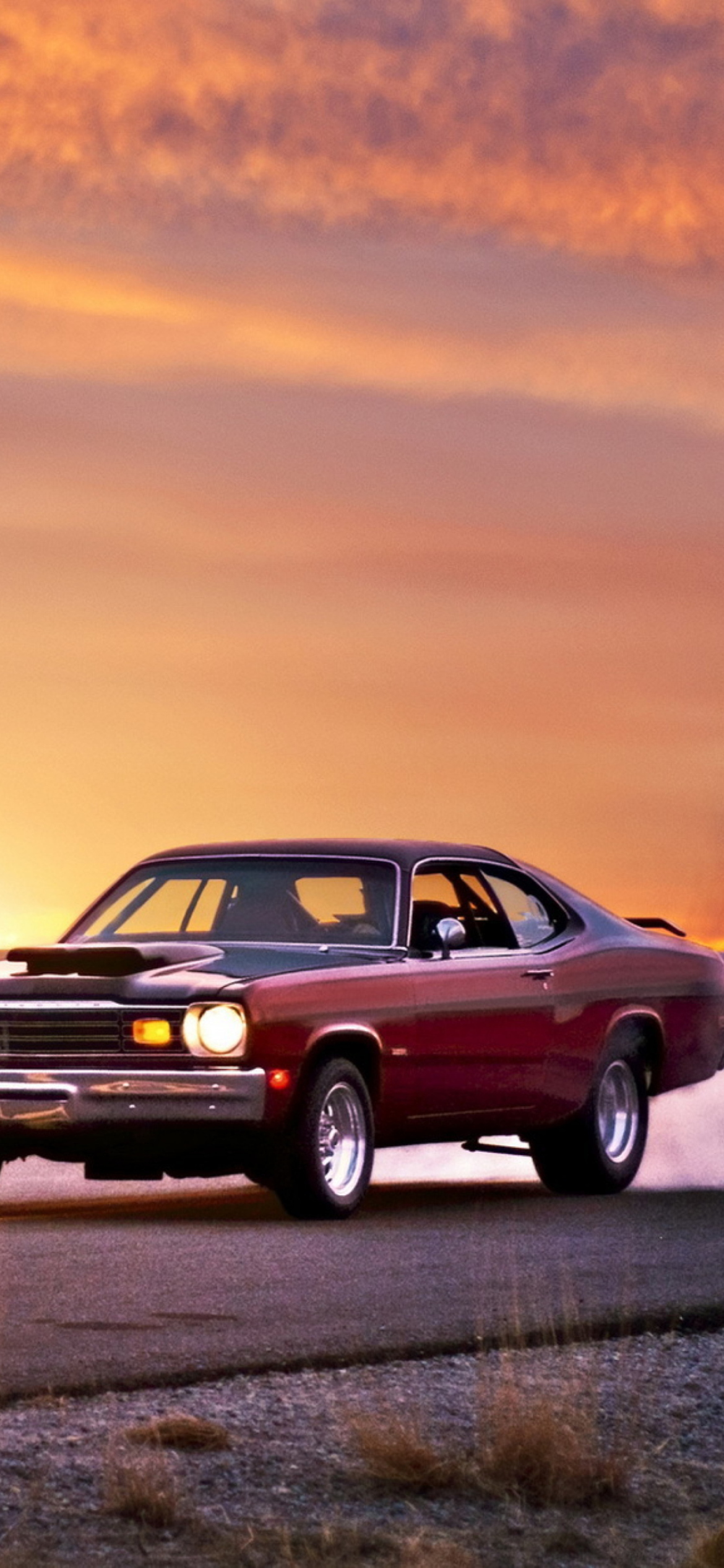 Plymouth Duster wallpaper 1170x2532