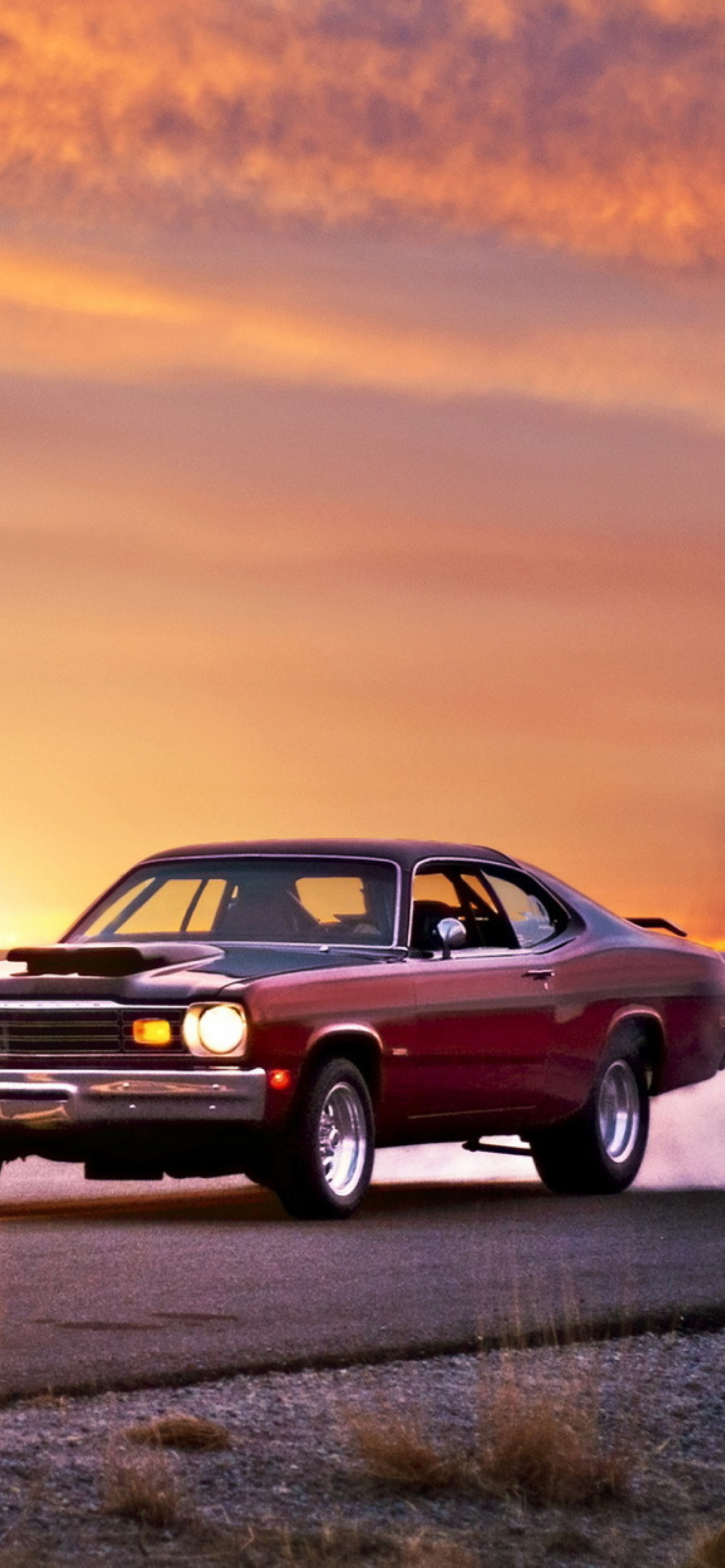 Обои Plymouth Duster 1170x2532