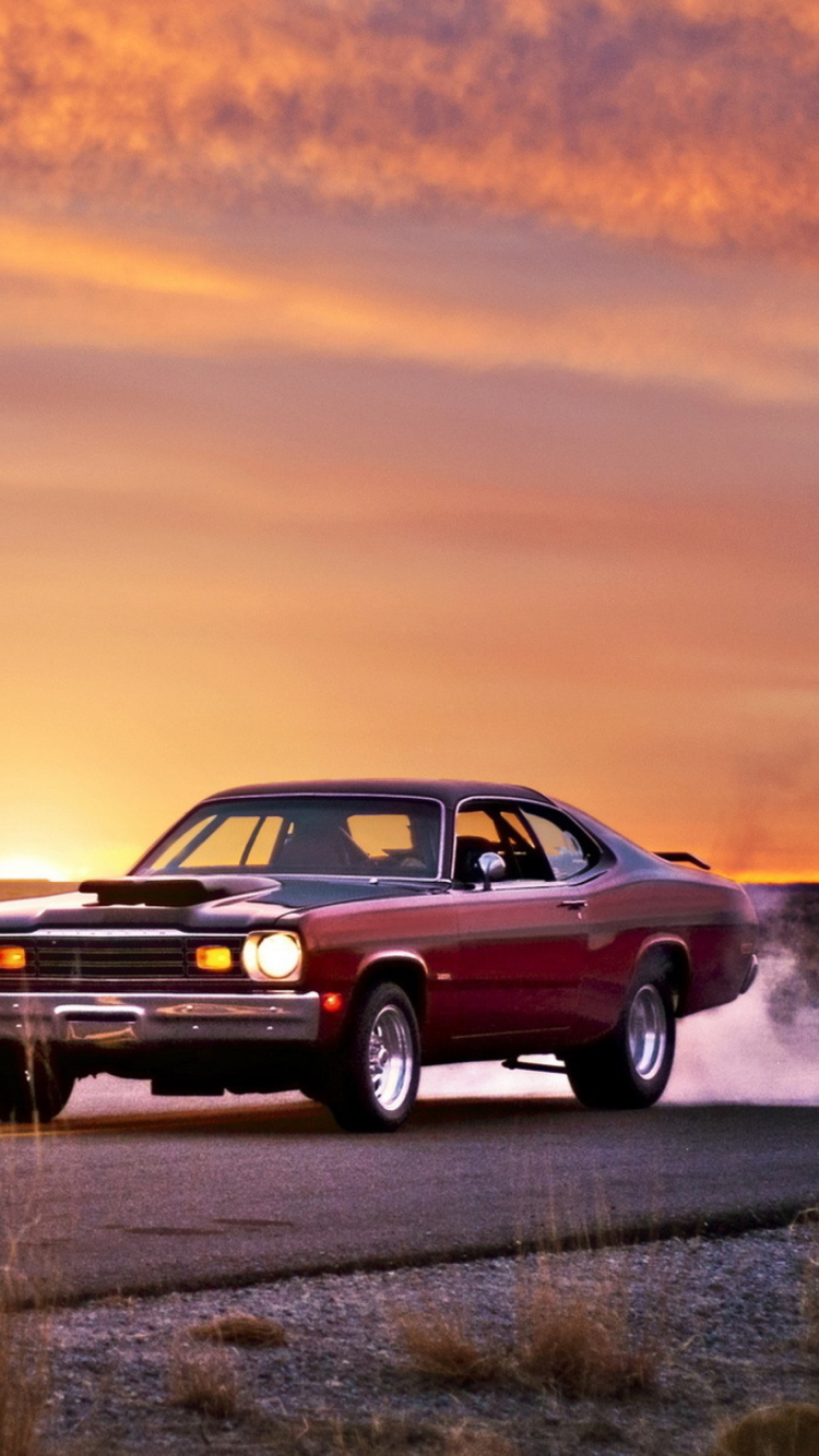 Plymouth Duster wallpaper 750x1334