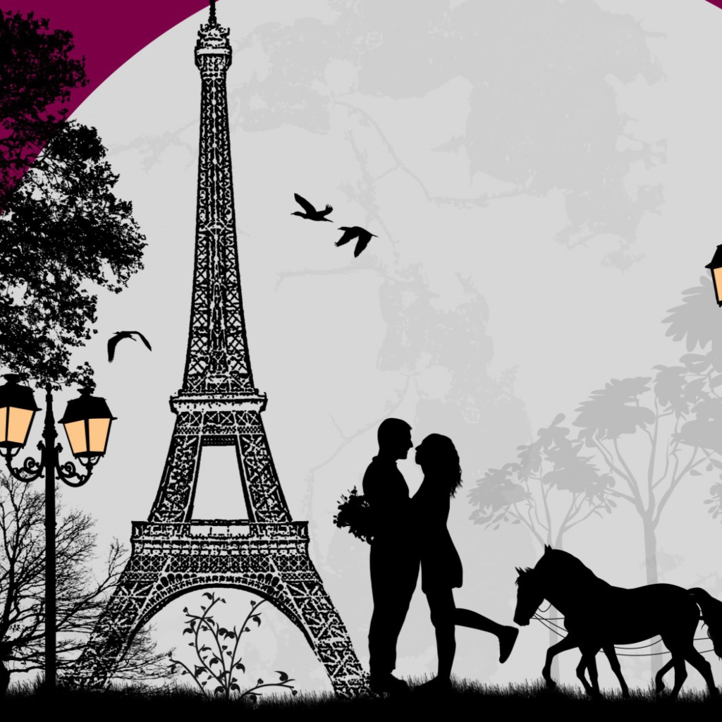 Fondo de pantalla Paris City Of Love 1024x1024