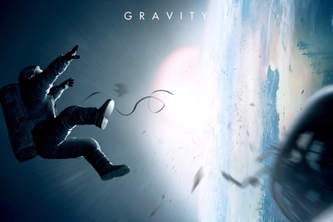 Das 2013 Gravity Movie Wallpaper 480x320