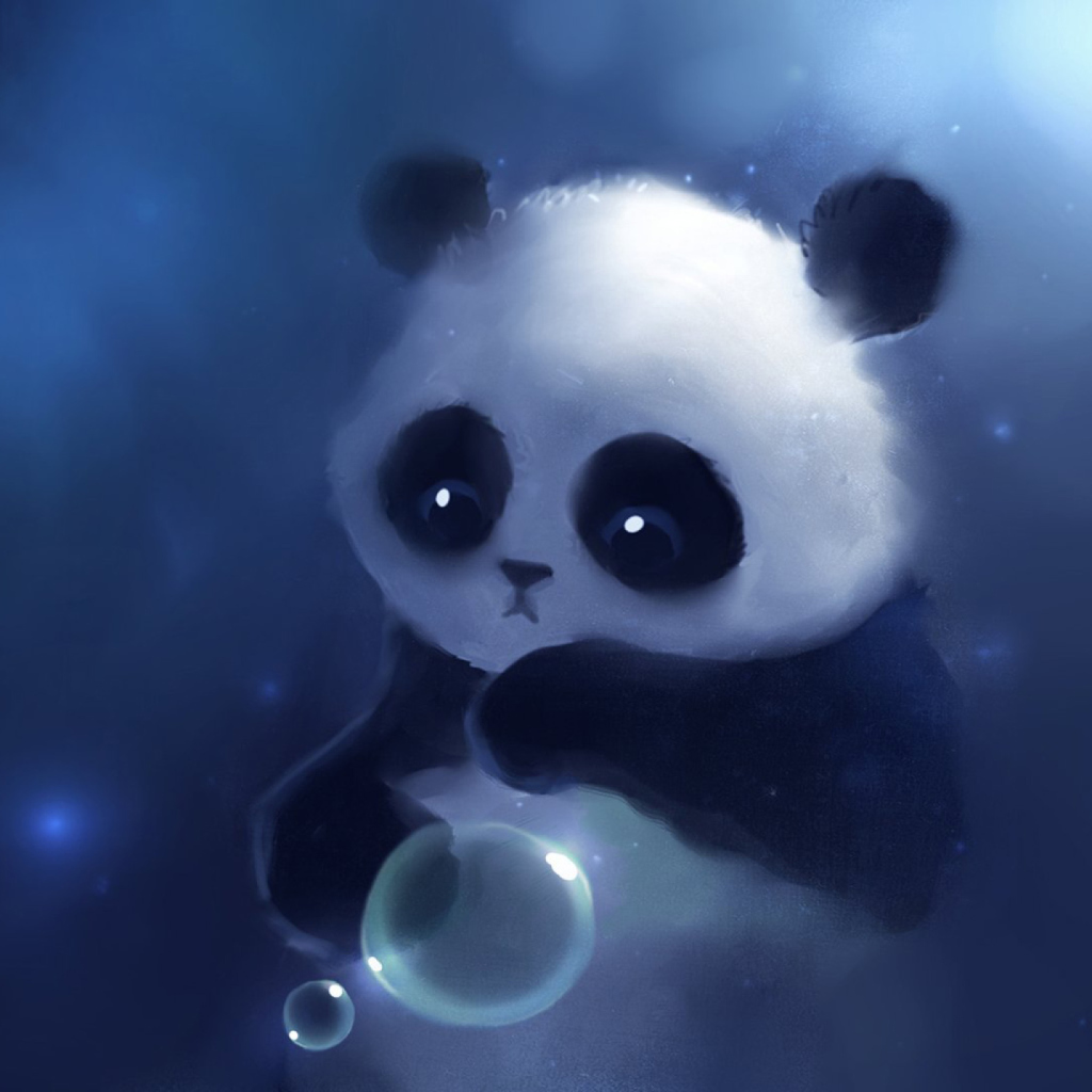 Das Cute Panda Bear Wallpaper 1024x1024