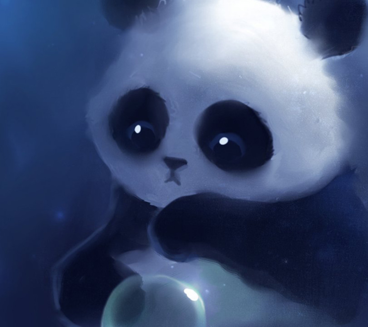 Cute Panda Bear wallpaper 1440x1280