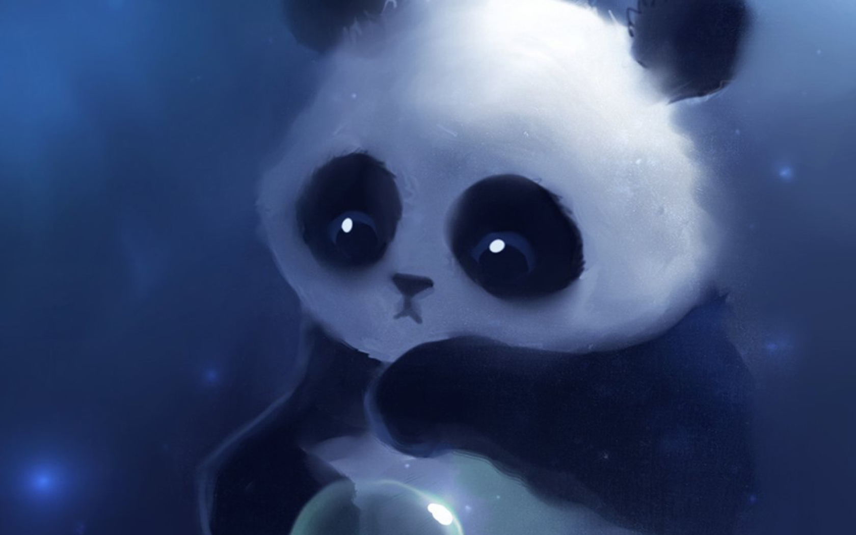 Cute Panda Bear wallpaper 1680x1050