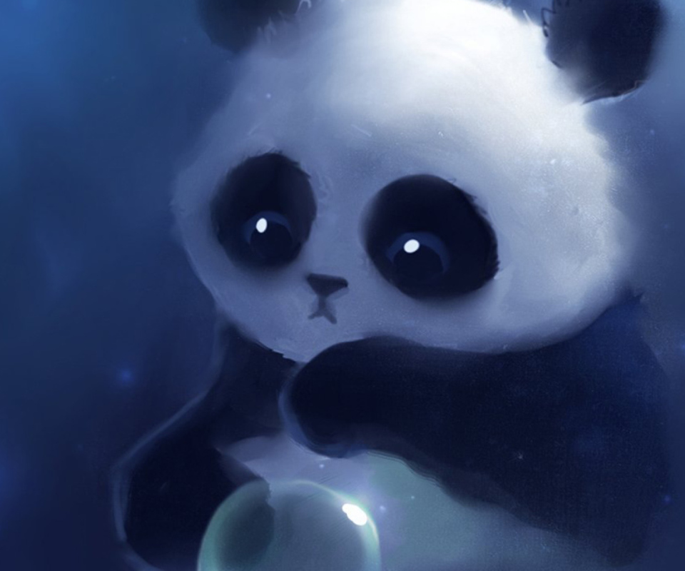 Fondo de pantalla Cute Panda Bear 960x800
