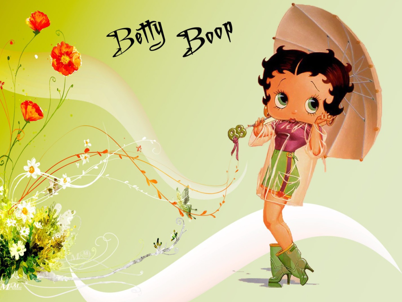 Das Betty Boop Wallpaper 1280x960