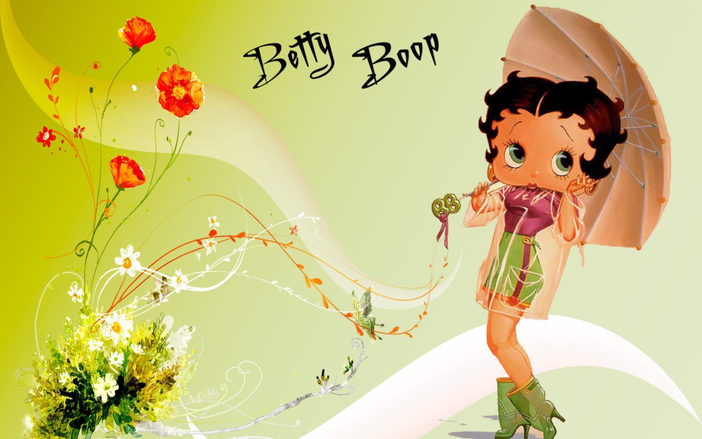 Das Betty Boop Wallpaper 1440x900