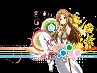 Das Anime Art Wallpaper 320x240