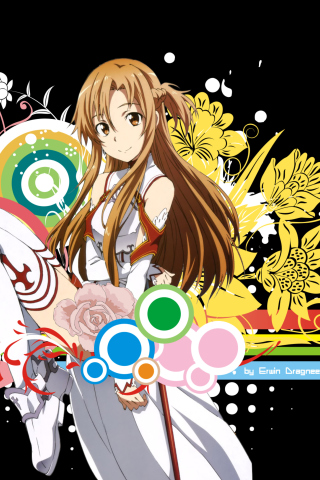 Das Anime Art Wallpaper 320x480