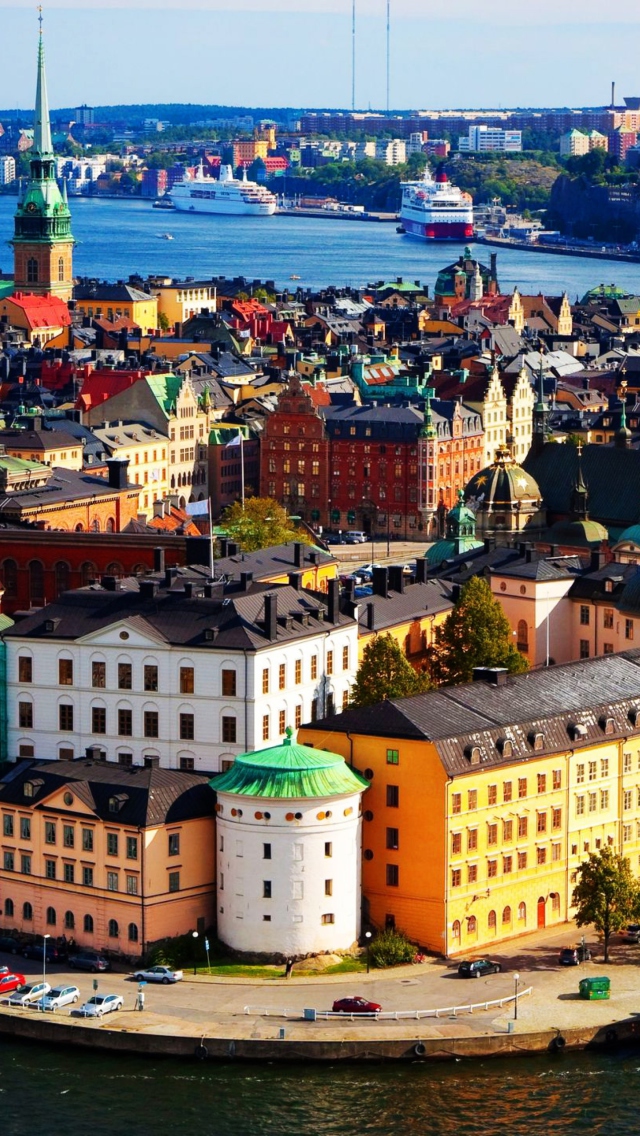 Обои Colorful Stockholm 640x1136