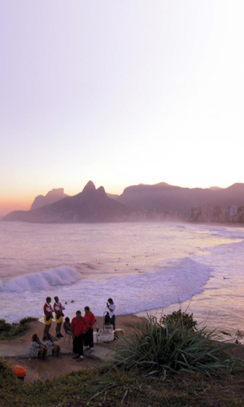 Sfondi Rio Sunset 480x800