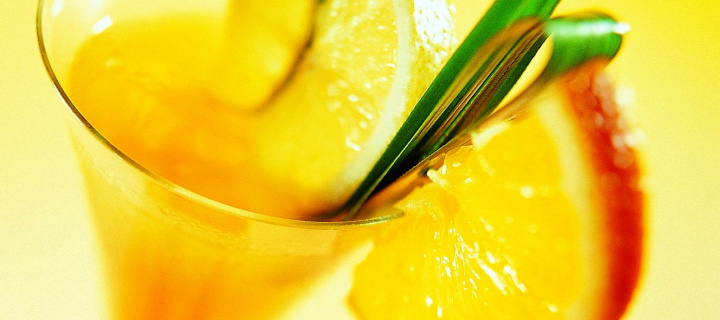 Screenshot №1 pro téma Cocktail with Orange Slice 720x320