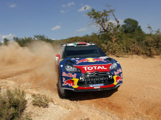 Das Sebastien Loeb - Citroen WRC Wallpaper 320x240