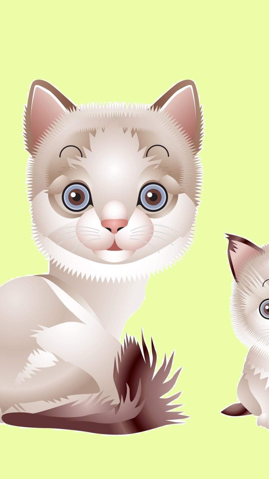 Fondo de pantalla Hipster Cat Clip Art 1080x1920