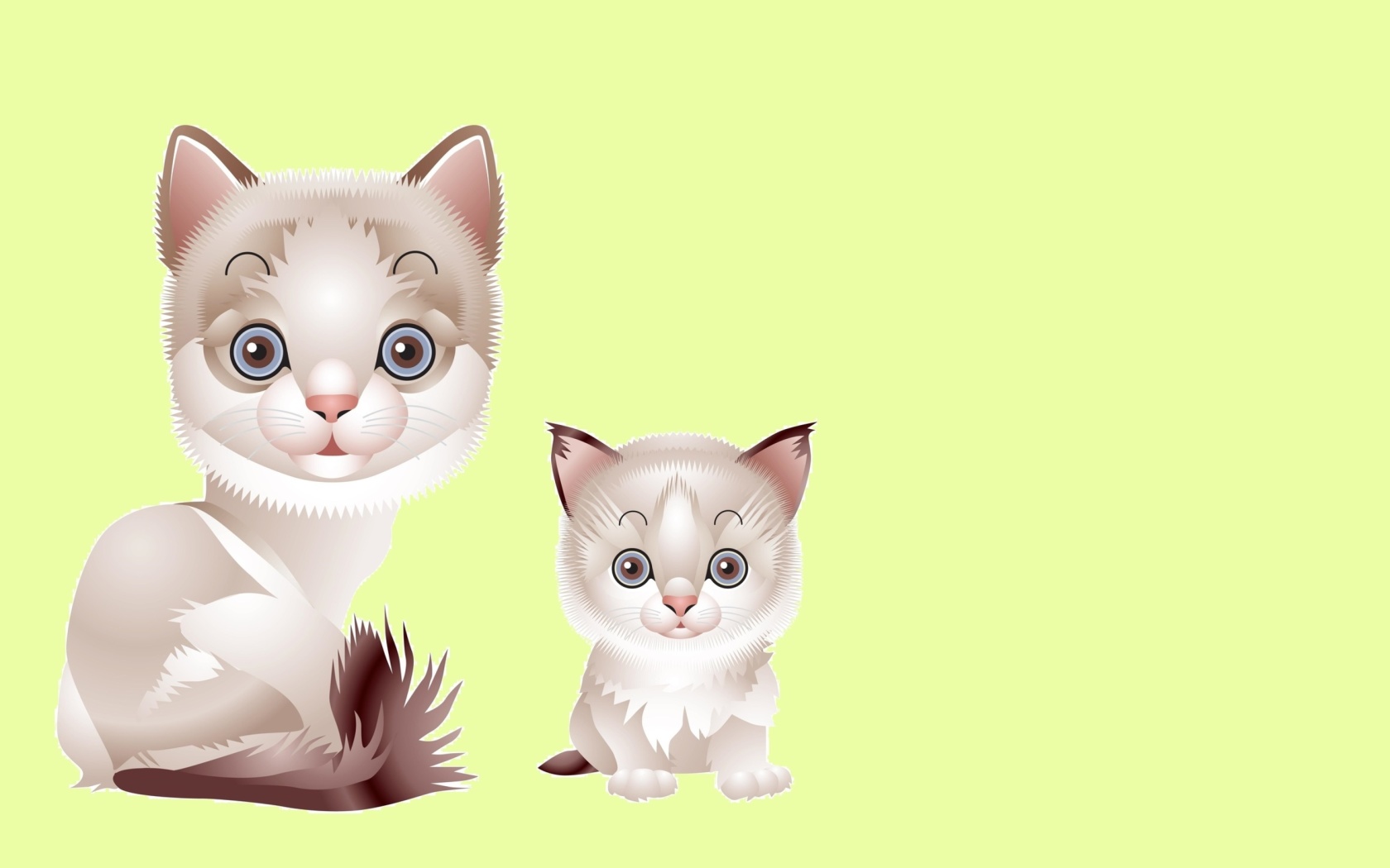 Fondo de pantalla Hipster Cat Clip Art 1680x1050