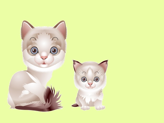 Обои Hipster Cat Clip Art 640x480