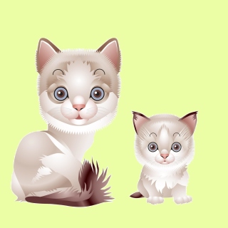 Hipster Cat Clip Art - Obrázkek zdarma pro iPad 2